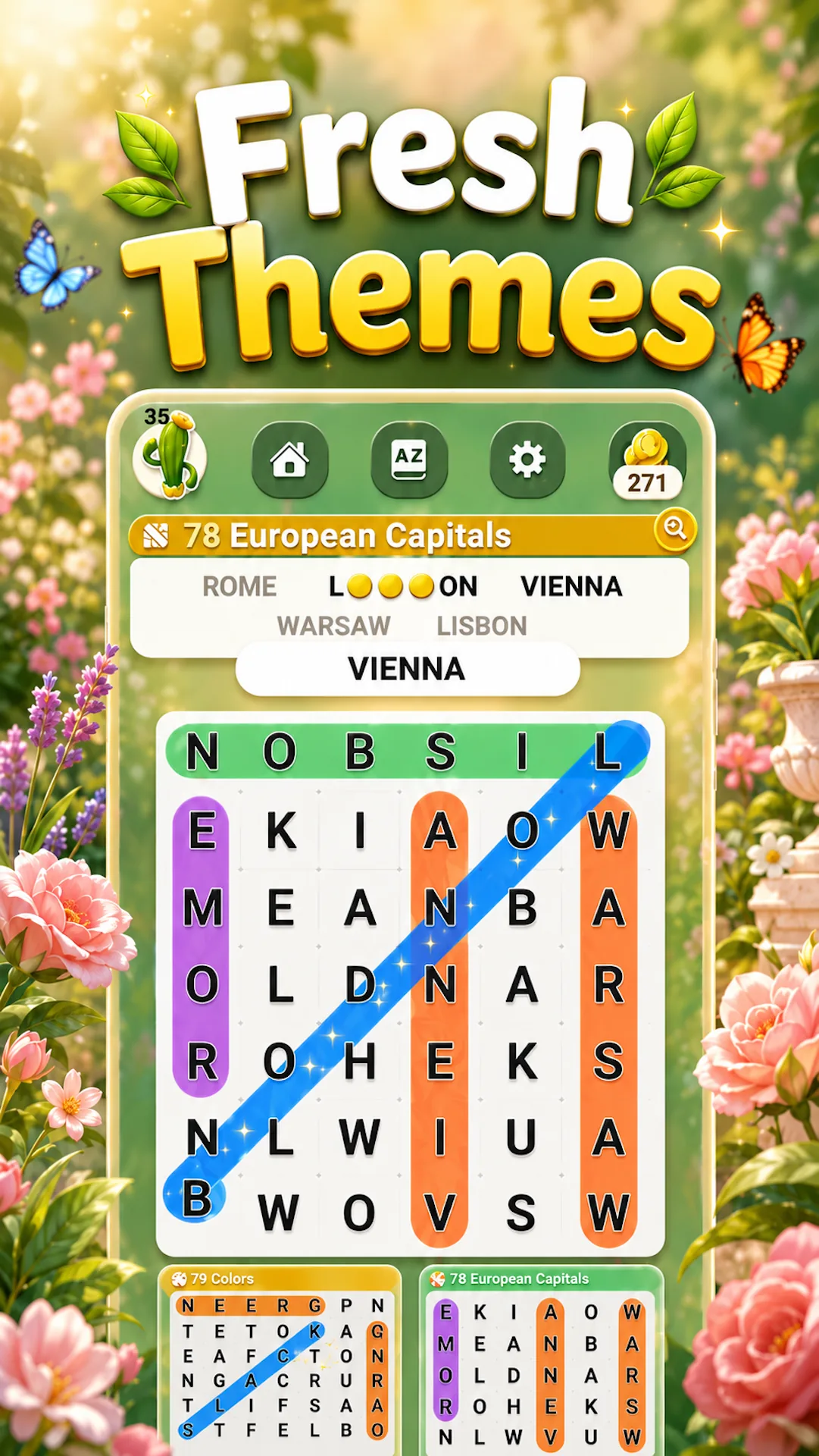 Selected hidden words
